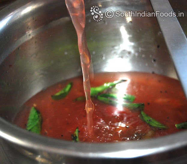 Add tomato tamarind water