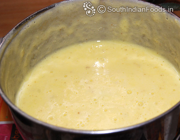 Smooth pineapple puree ready