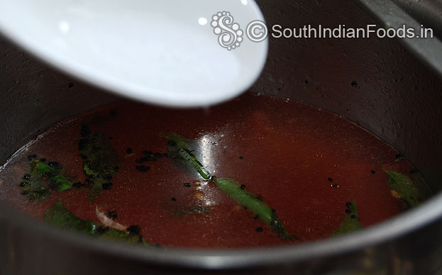 Add tomato water & salt