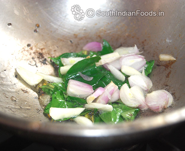 Add onion, garlic saute till light brown