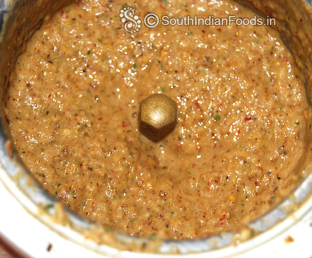Ground masala mixture ready, keep it aside