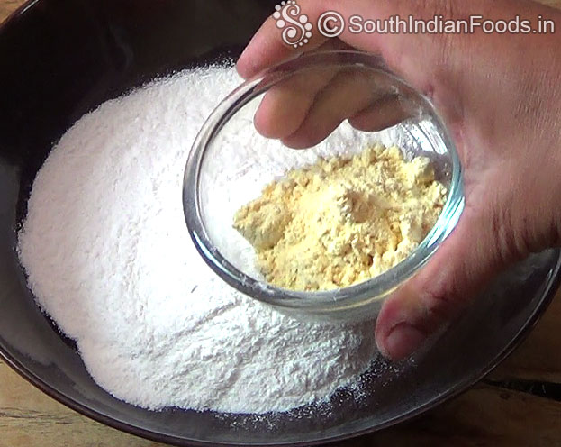 Add gram flour