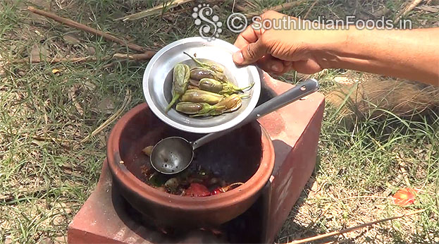 Add roasted brinjal