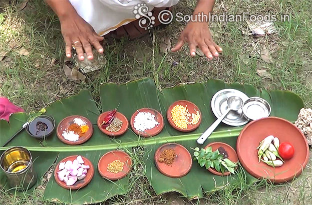 Kara kuzhambu ingredients