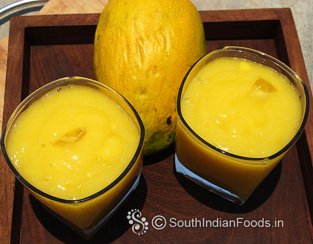 Smooth & delicious mango juice