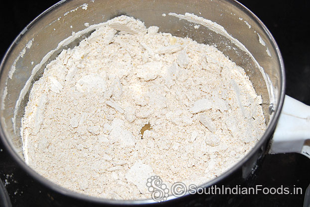 Ground oats flour ready