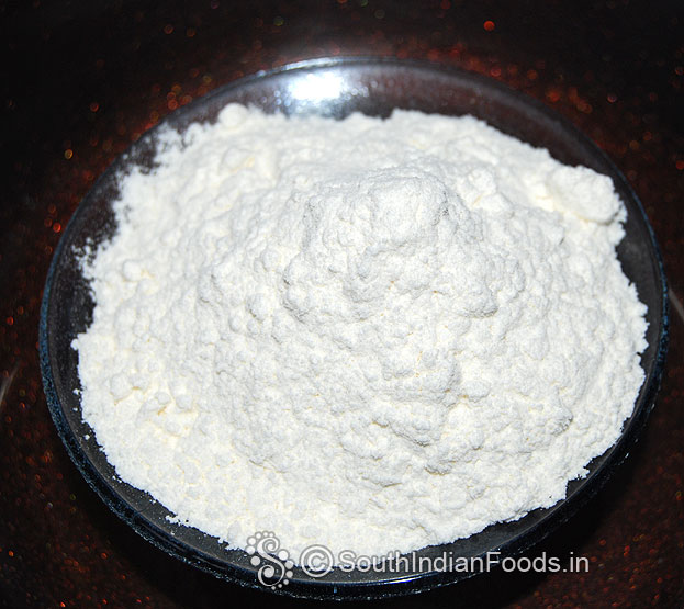 In a bowl add maida / wheat flour