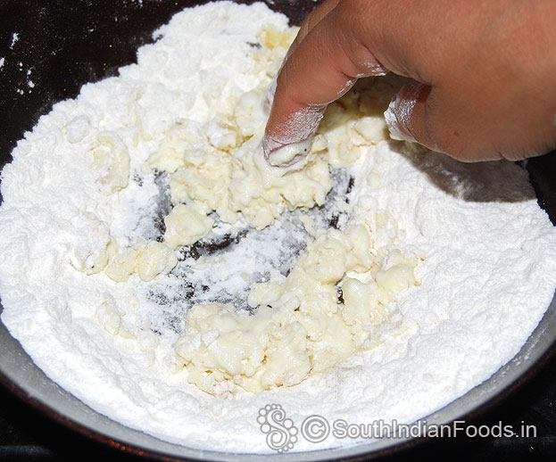 Make sticky dough