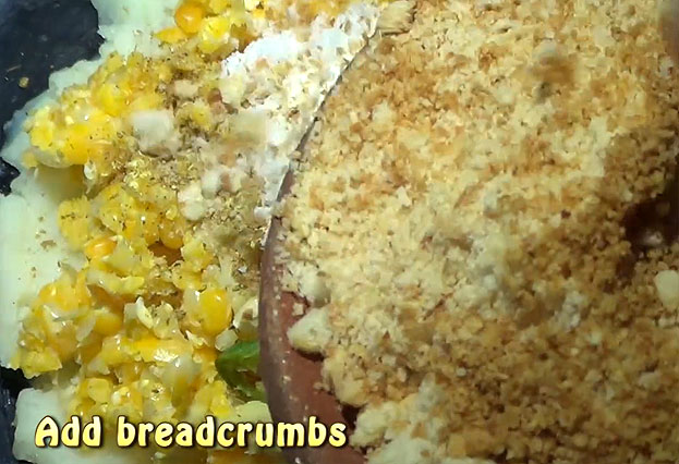 Add bread crumbs