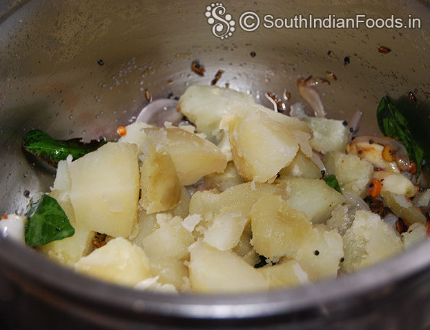 Add boiled potato