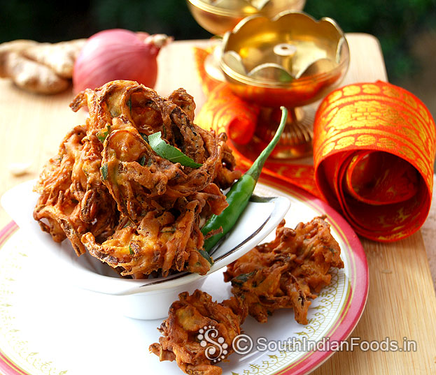 Kerala onion fritters