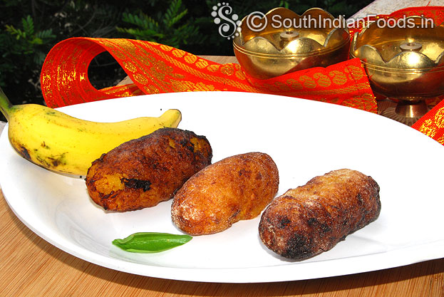 Unnakai-Kerala special stuffed banana ready