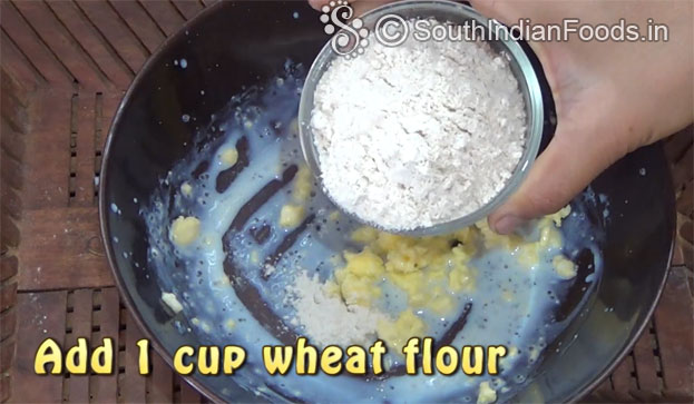 Add wheat flour