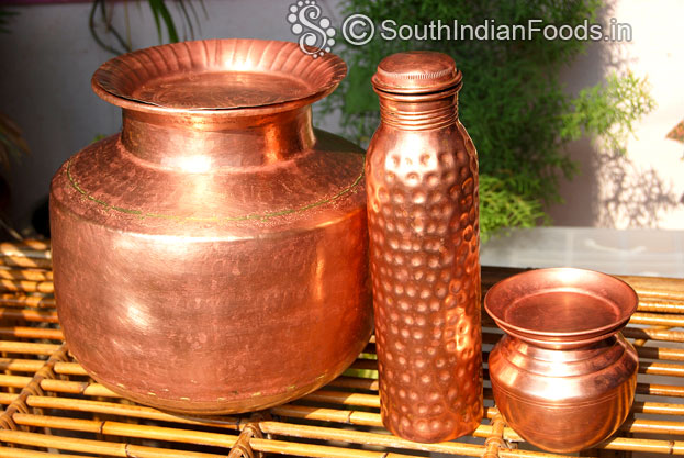 copper vessels-After cleaning