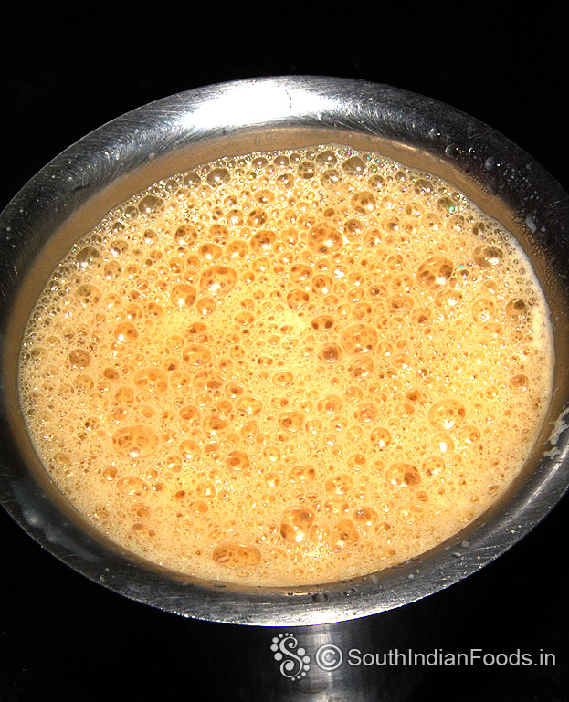 Delicious and hot jaggery coffee is ready