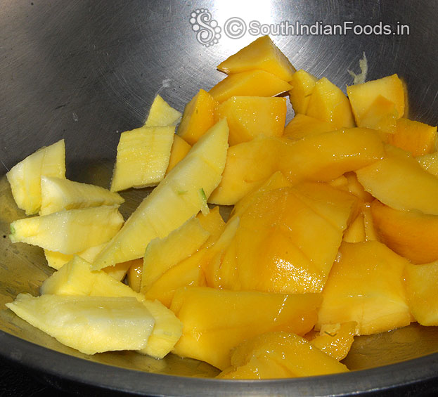 Add raw mango