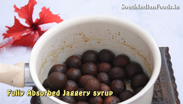 Jaggery dry gulab jamun recipe step 24