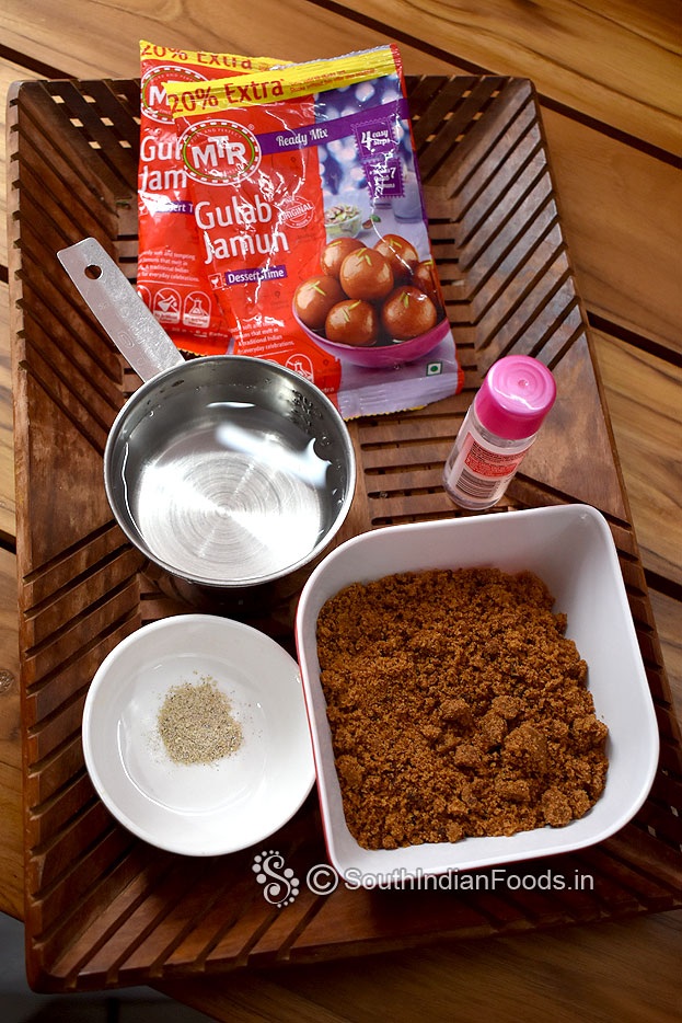Jaggery gulab jamun ingredients