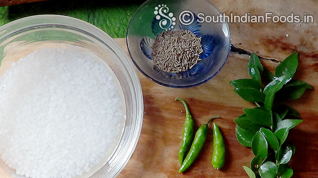 Sago vadam ingredients