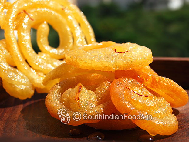 Jalebis are ready let it cool