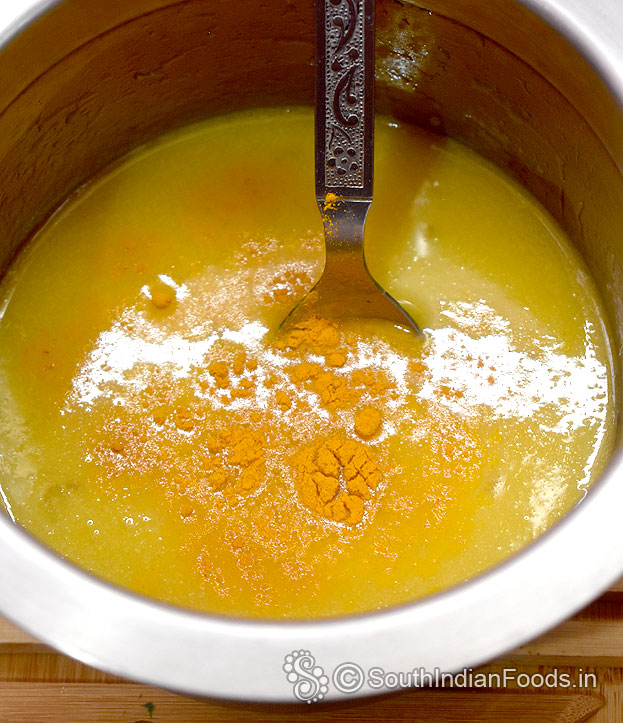 add turmeric powder