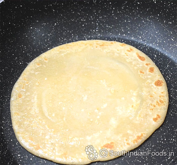 Liquid dough chapati recipe step 12