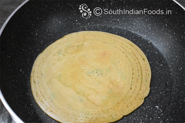 Liquid dough masala chapati recipe step 7