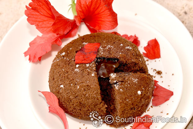 Instant molten lava cake