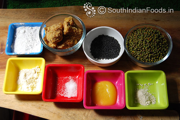 Munthiri kothu ingredients