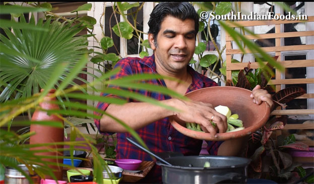 Murungai mangai sambar recipe step 14