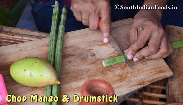 Murungai mangai sambar recipe step 1