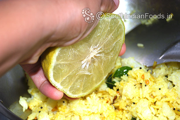 Add narthangai [citron] juice mix well
