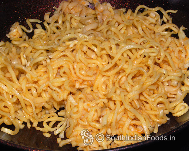 Take 1 bowl leftover noodles / boiled noodles