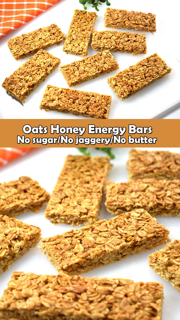 Oats honey energy bar