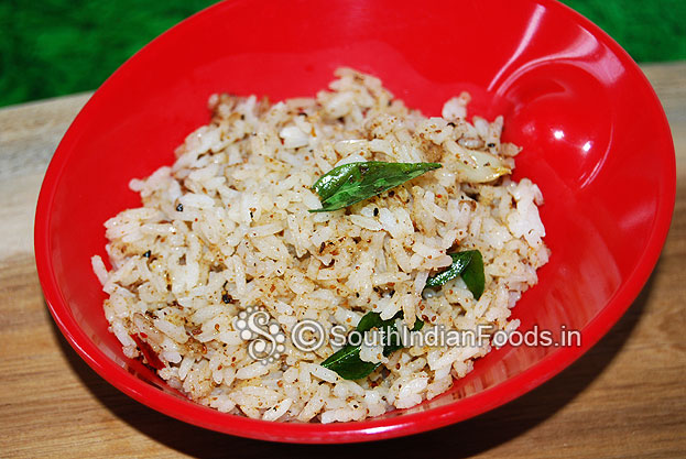 Carom seeds rice-Transfer to a serving bowl & serve hot