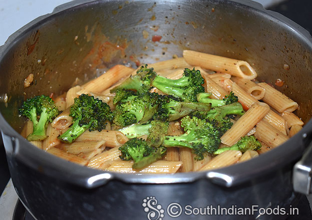 Add broccoli and capscium