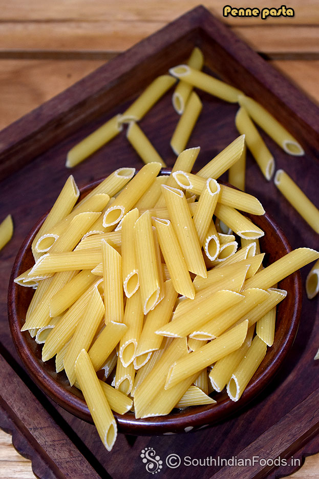 Take penne pasta