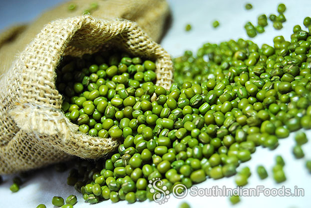 Green gram-Green moong dal-pasi payaru / Pachai payaru