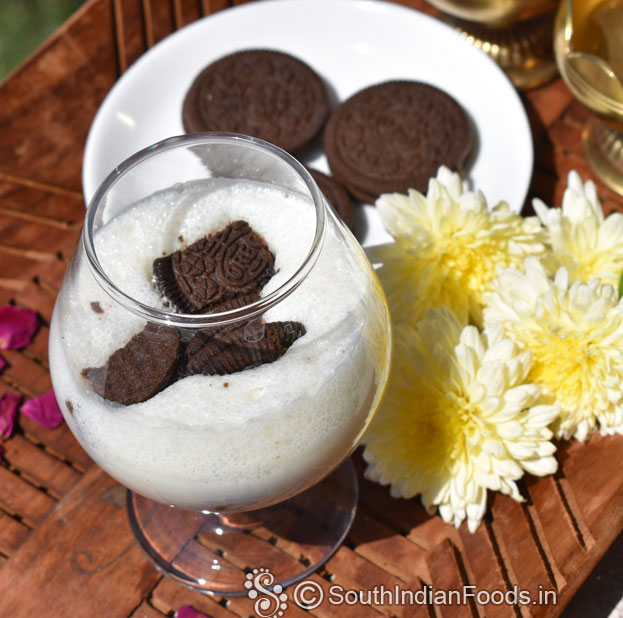 Indian oreo yogurt drink for summer