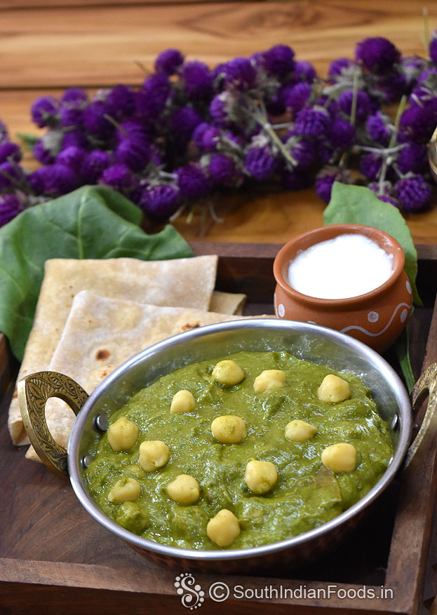 Palak chole | Chana palak | Spinach chickpeas curry-How to make-Step by ...