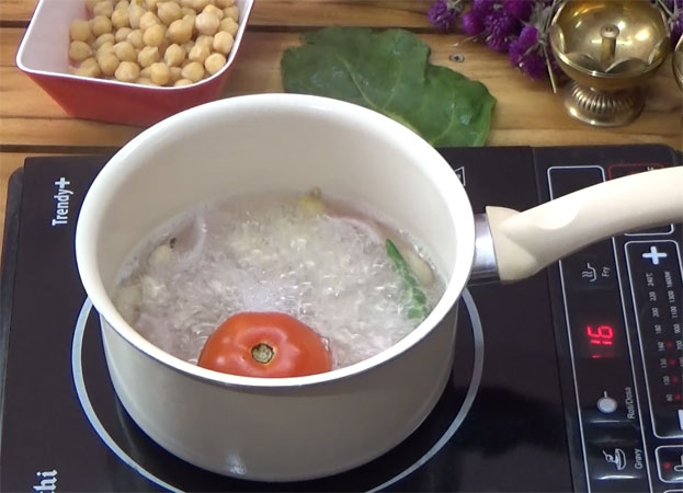 Add water boil till soft [Apr 5 min]