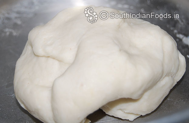 Padhir peni Dough is ready cover it leave it for 5 min