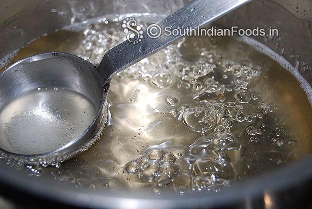 Make Sugar syrup with 1 cup of sugar, water & green cardamom
