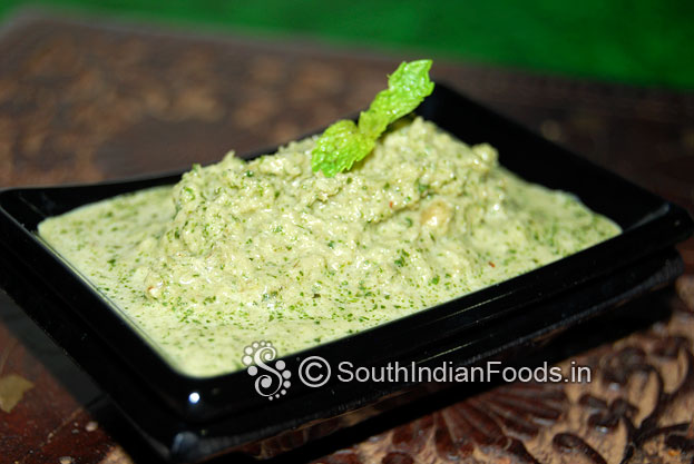 Pudina chutney