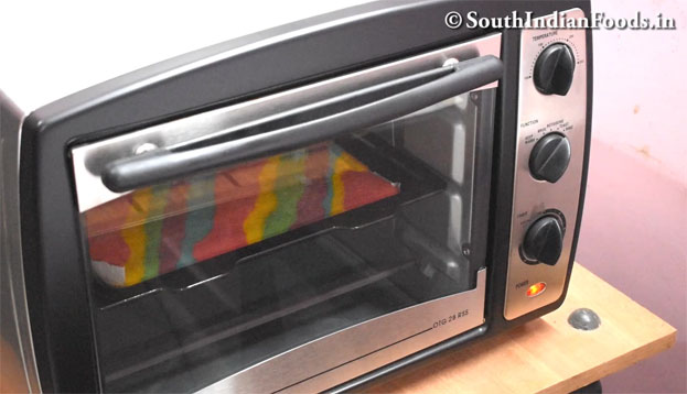 Rainbow swiss roll cake recipe step 20