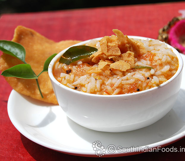 Tamilnadu style rasam rice