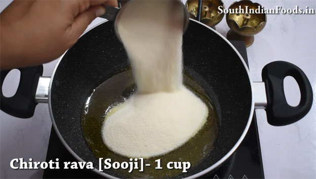 Instant Rava Burfi recipe step 2