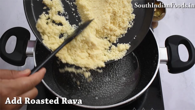 Instant Rava Burfi recipe step 11