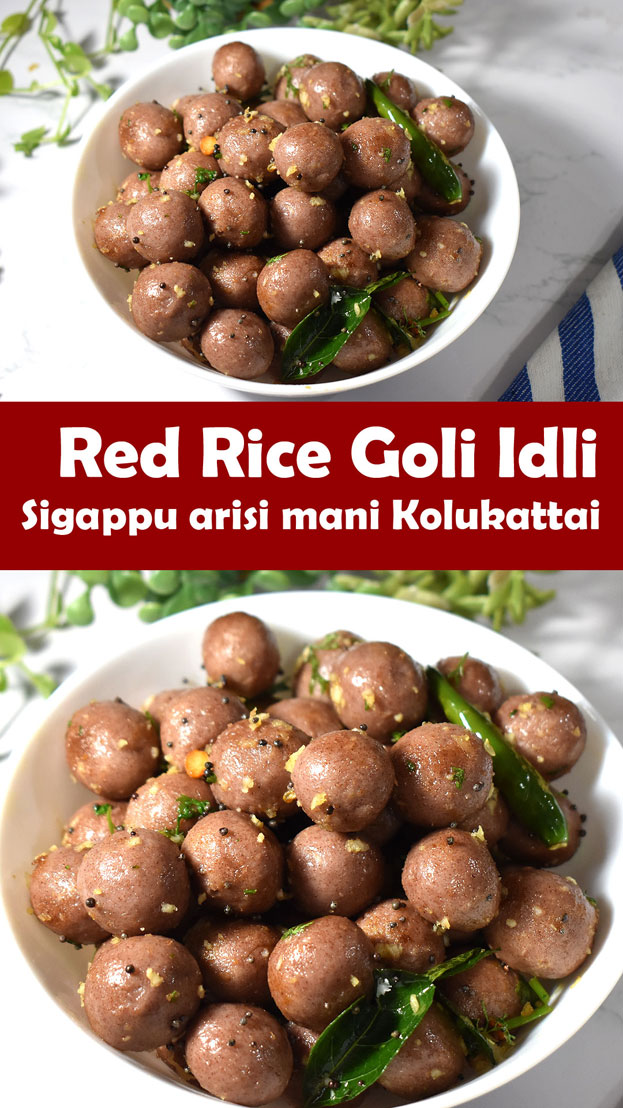 Red Rice Goli recipe step 1