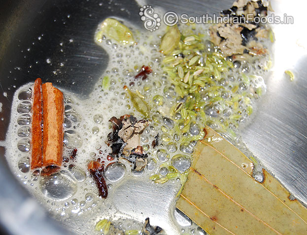Add aromatic spices